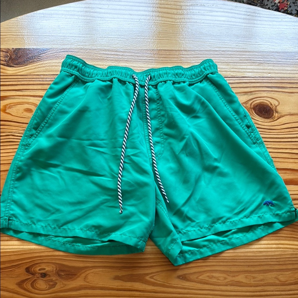 Men's Green Swim Trunks